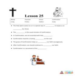 Confirmation - Fill-in-the-Blanks